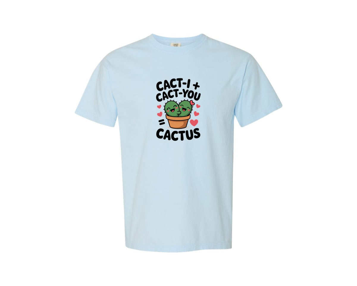 brand:Comfort Colors|color:Chambray|Cactus T Shirt Design 2 Graphic T-Shirt