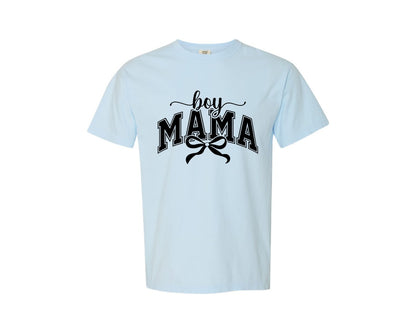 brand:Comfort Colors|color:Chambray|Boy Mama Mom Of Boys Shirt Graphic T-Shirt