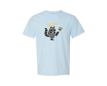 brand:Comfort Colors|color:Chambray|Rejecting Kings In America Democracy Graphic T-Shirt