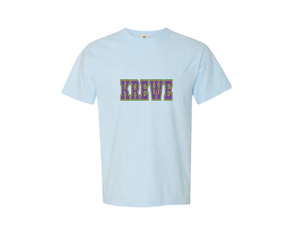 brand:Comfort Colors|color:Chambray|Krewe Mardi Gras Designpng Graphic T-Shirt
