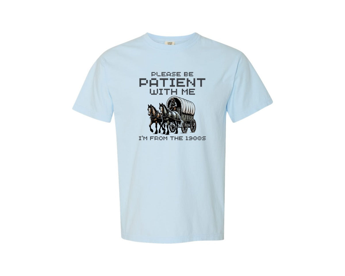 brand:Comfort Colors|color:Chambray|Im From The 1900S Retro Graphic T-Shirt