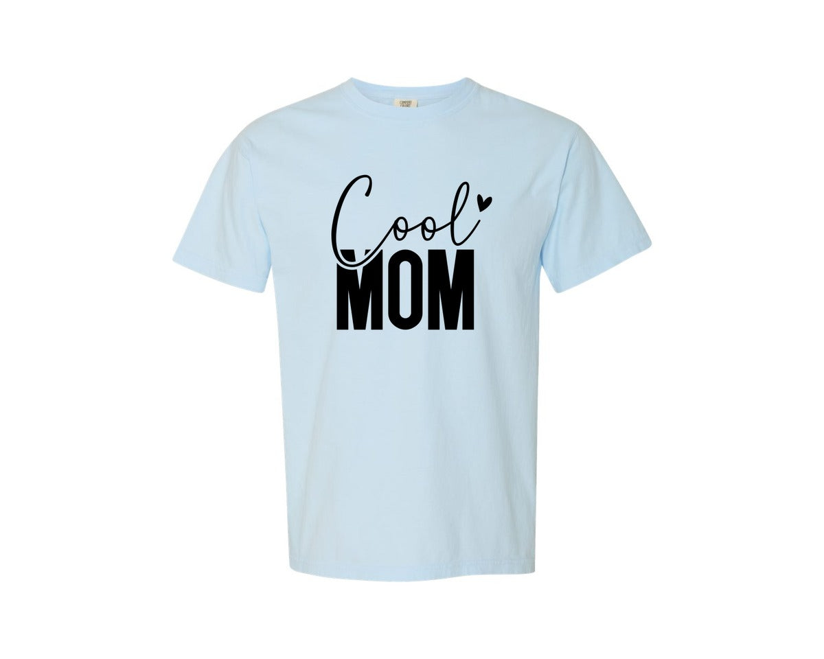 brand:Comfort Colors|color:Chambray|Cool Mom Funny Mom Mama Graphic T-Shirt