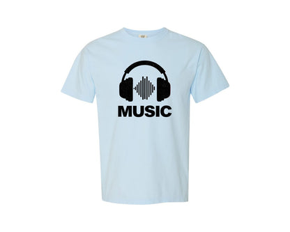 brand:Comfort Colors|color:Chambray|Music T Shirt Design 16 Graphic T-Shirt