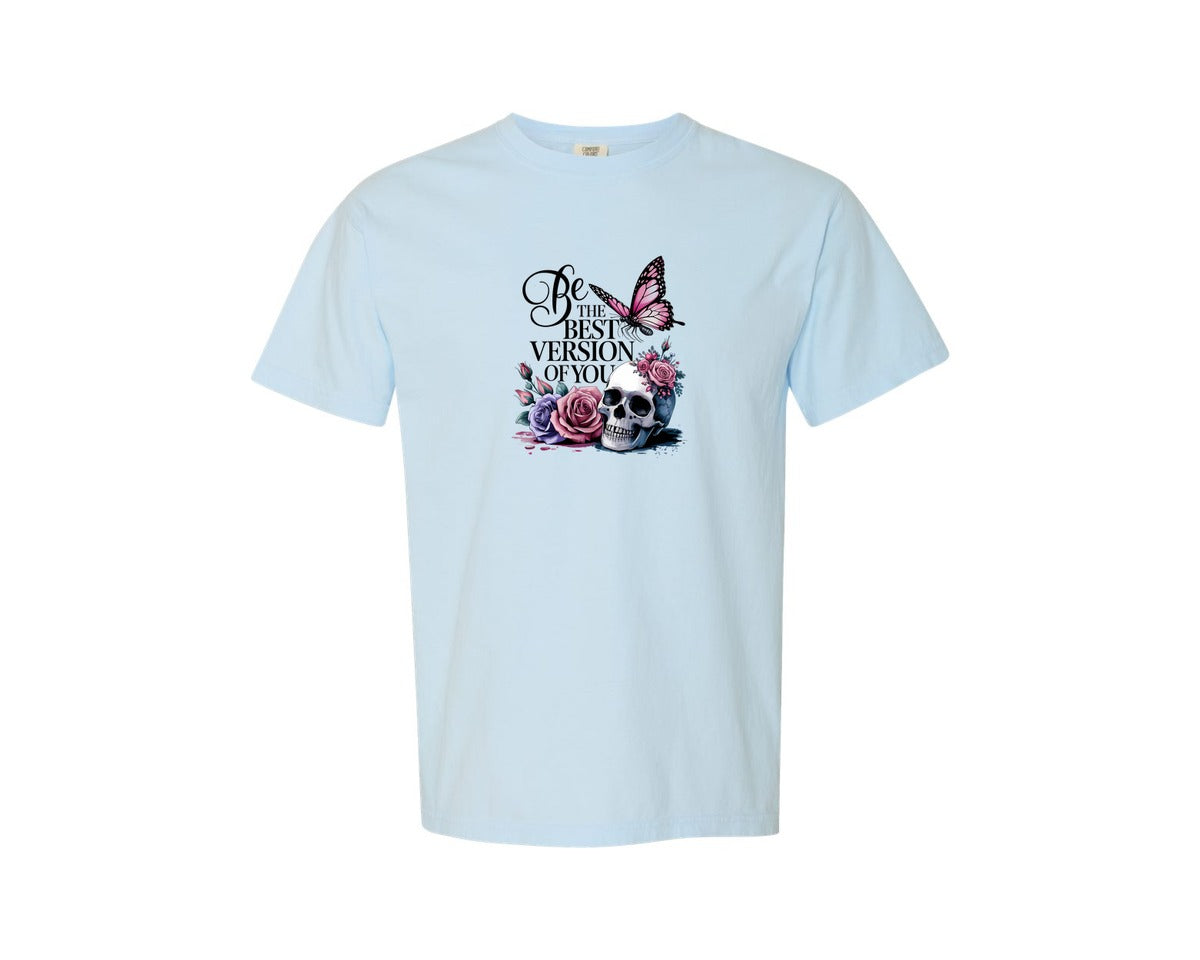 brand:Comfort Colors|color:Chambray|Be The Best Version Of You Self Love 2 Graphic T-Shirt