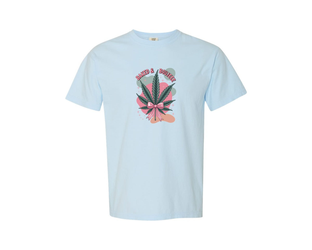 brand:Comfort Colors|color:Chambray|Baked Boujee Funny 3 Graphic T-Shirt
