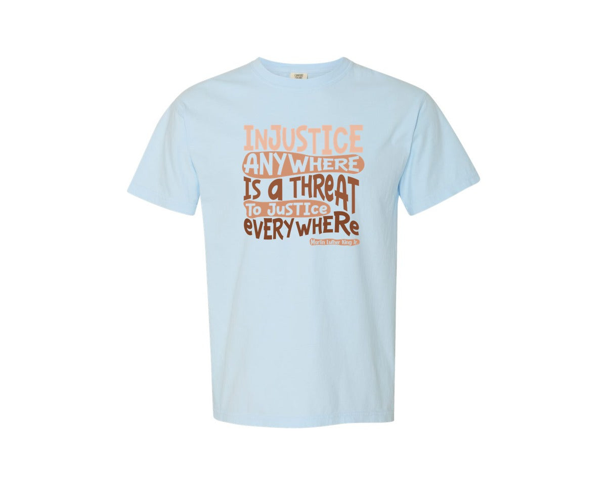 brand:Comfort Colors|color:Chambray|African American Black Protest Racism Graphic T-Shirt