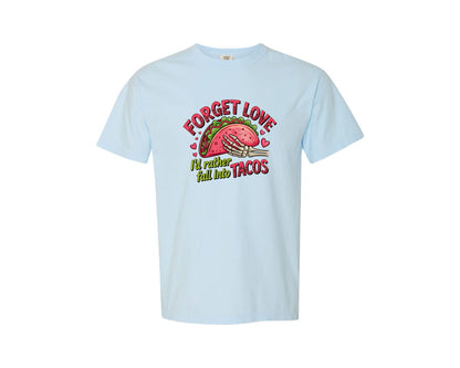 brand:Comfort Colors|color:Chambray|Tacos Mexican Tacos Graphic T-Shirt