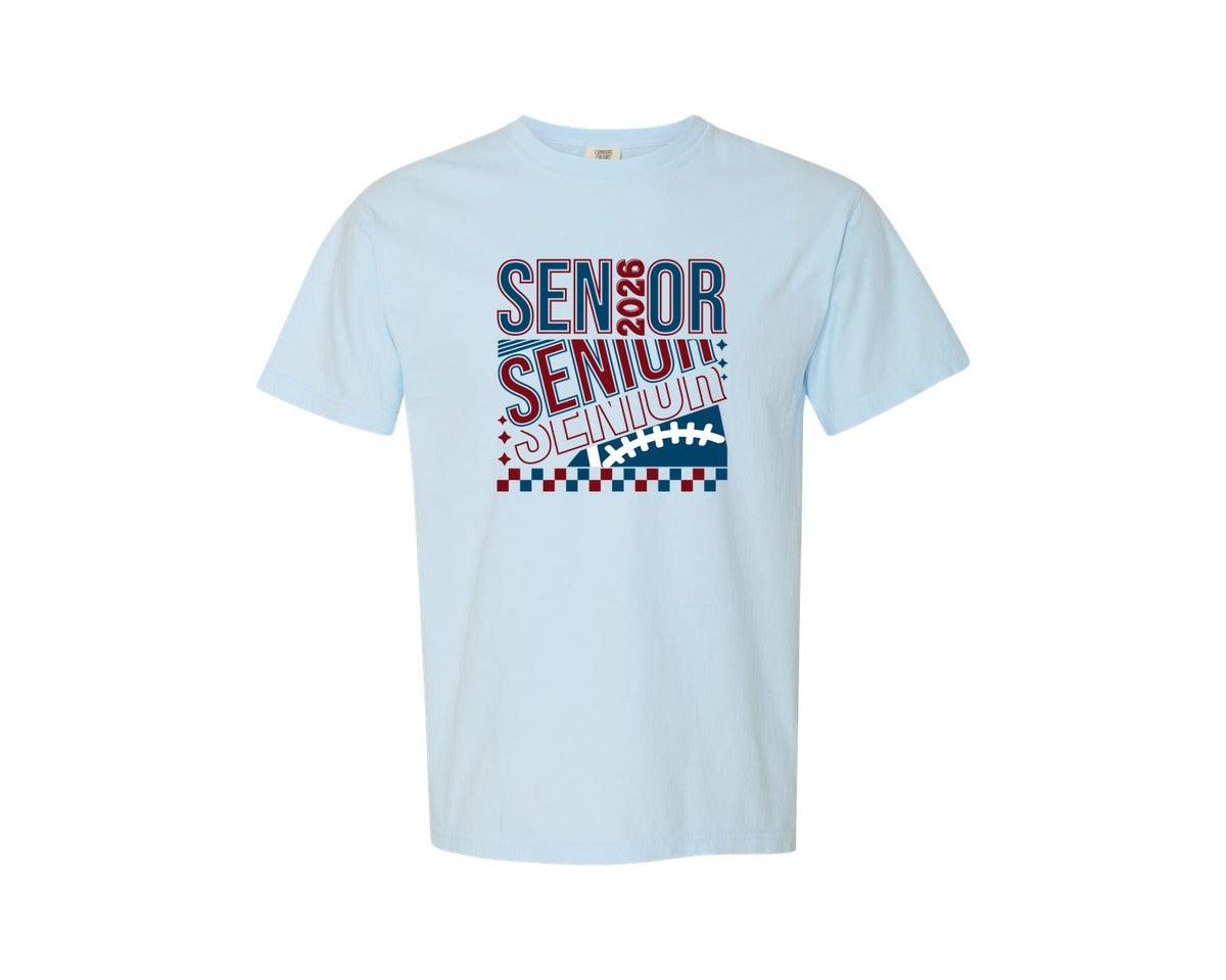brand:Comfort Colors|color:Chambray|Senior 2026 Graduation 2026 4 Graphic T-Shirt
