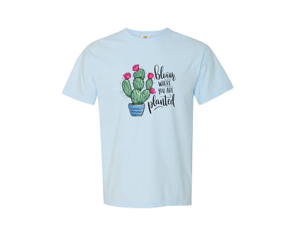 brand:Comfort Colors|color:Chambray|Plant Parent Graphic T-Shirt