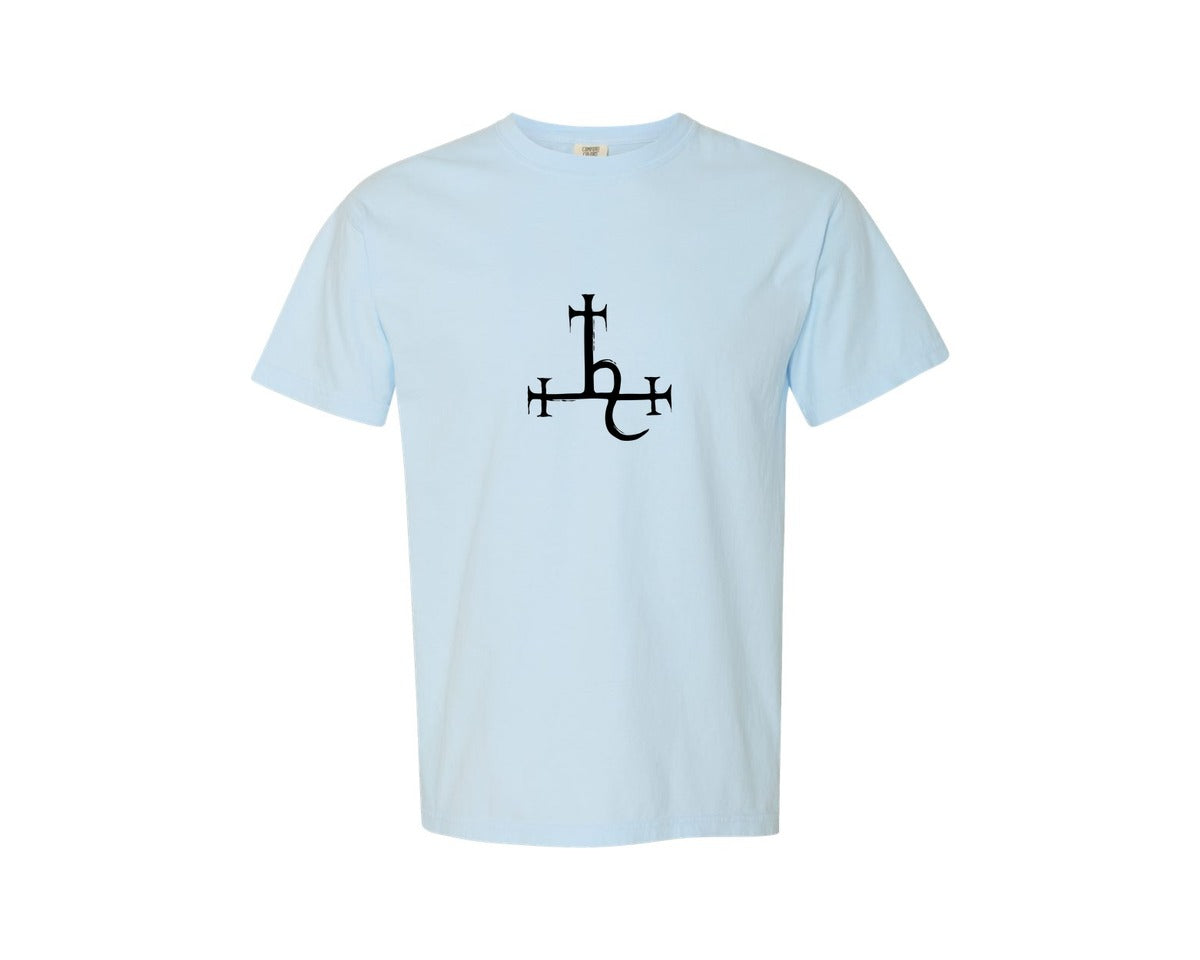 brand:Comfort Colors|color:Chambray|Lilith Sigil Dark Goddess Graphic T-Shirt