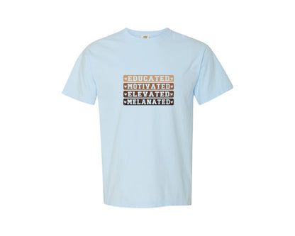 brand:Comfort Colors|color:Chambray|Black History Month 5 Graphic T-Shirt