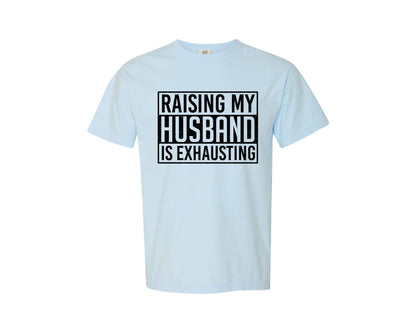 brand:Comfort Colors|color:Chambray|Funny Sarcastic Sassy Adult 2 Graphic T-Shirt
