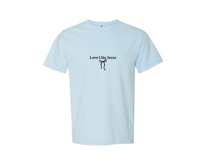 brand:Comfort Colors|color:Chambray|Love Like Jesus Popular Graphic T-Shirt