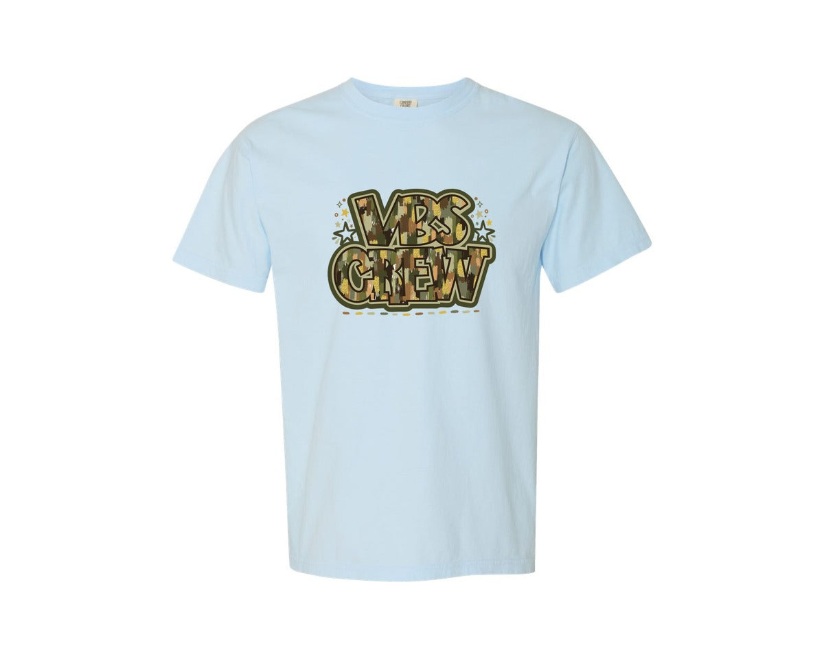 brand:Comfort Colors|color:Chambray|Vbs Crew Vacation Bible School Graphic T-Shirt