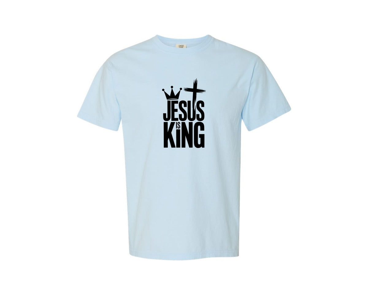 brand:Comfort Colors|color:Chambray|Jesus Religious Christian Graphic T-Shirt