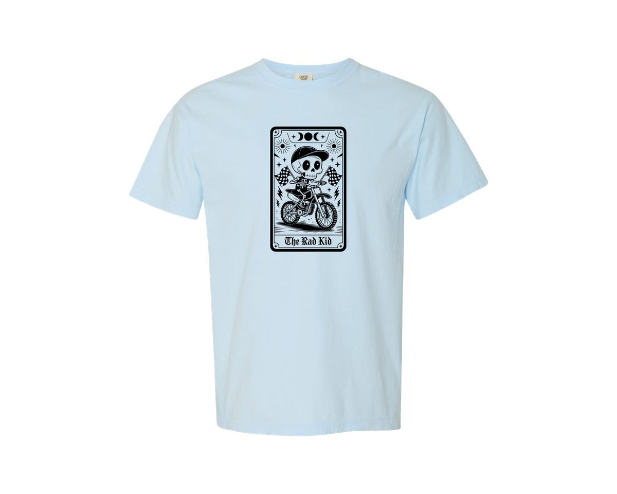 brand:Comfort Colors|color:Chambray|The Rad Kid Funny Toddler Graphic T-Shirt