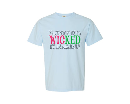 brand:Comfort Colors|color:Chambray|Wicked Svgwicked Movie Svgwicked Pink 3 Graphic T-Shirt