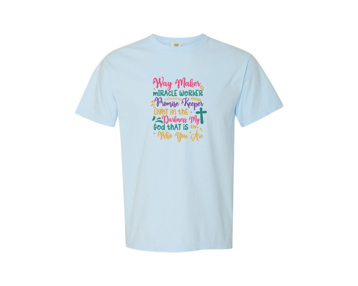 brand:Comfort Colors|color:Chambray|Christian 383 Graphic T-Shirt