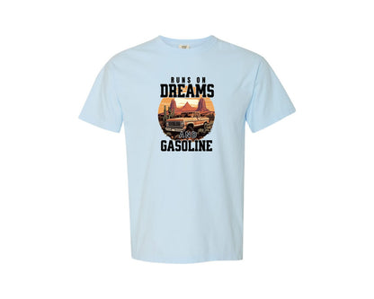 brand:Comfort Colors|color:Chambray|Western Boho Classic Truck Wes Graphic T-Shirt
