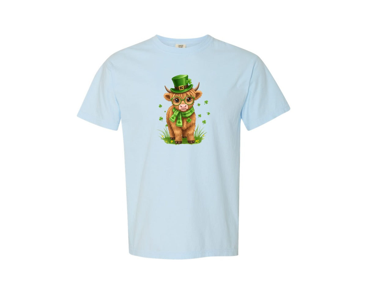 brand:Comfort Colors|color:Chambray|Happy Easter Bunnies With Basket Cu 2 Graphic T-Shirt