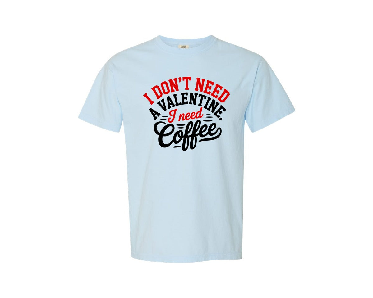 brand:Comfort Colors|color:Chambray|Valentines Design 35 Graphic T-Shirt