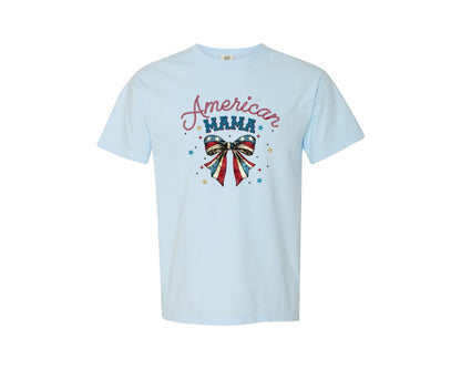brand:Comfort Colors|color:Chambray|American Mama And Mini Coquette Graphic T-Shirt
