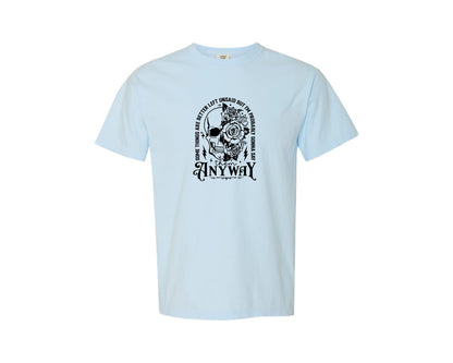 brand:Comfort Colors|color:Chambray|Some Things Are Better Left Unsaid 4 Graphic T-Shirt