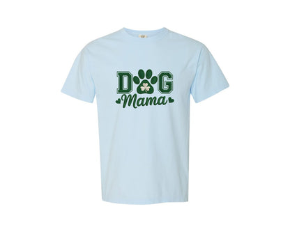 brand:Comfort Colors|color:Chambray|Dog Mama St Patricks Day 2 Graphic T-Shirt