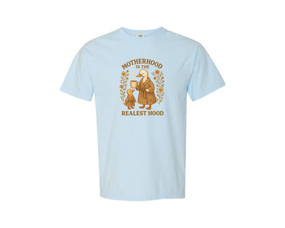 brand:Comfort Colors|color:Chambray|Funny Retro Mom Silly Goose Motherhood Graphic T-Shirt