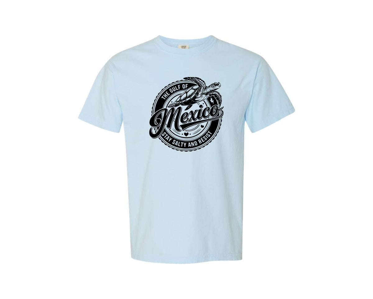 brand:Comfort Colors|color:Chambray|Gulf Of Mexico Turtle Beach Graphic T-Shirt