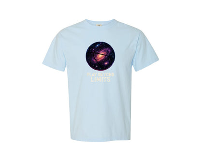 brand:Comfort Colors|color:Chambray|Cosmic Galaxy Basketball Graphic T-Shirt