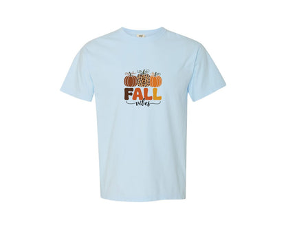 brand:Comfort Colors|color:Chambray|Fall Vibes 3 Graphic T-Shirt