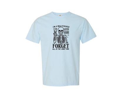 brand:Comfort Colors|color:Chambray|Im A Multitasker Office Humor Graphic T-Shirt