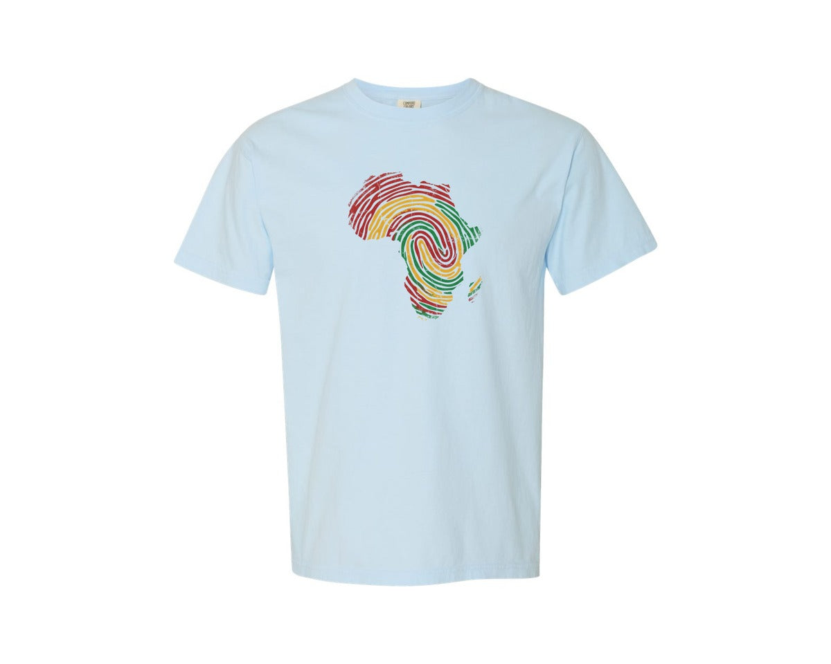 brand:Comfort Colors|color:Chambray|Black History African Heritage Graphic T-Shirt