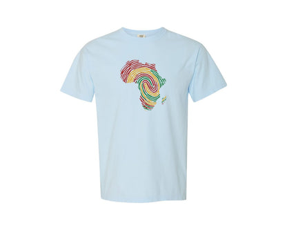 brand:Comfort Colors|color:Chambray|Black History African Heritage Graphic T-Shirt