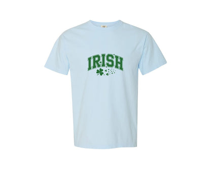 brand:Comfort Colors|color:Chambray|Irish Lucky T Patricks Day Graphic T-Shirt