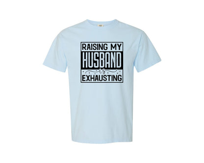 brand:Comfort Colors|color:Chambray|Funny Sarcastic Sassy Adult Graphic T-Shirt