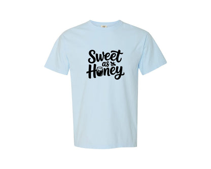 brand:Comfort Colors|color:Chambray|Sweet As Honey Bee Ai Graphic T-Shirt