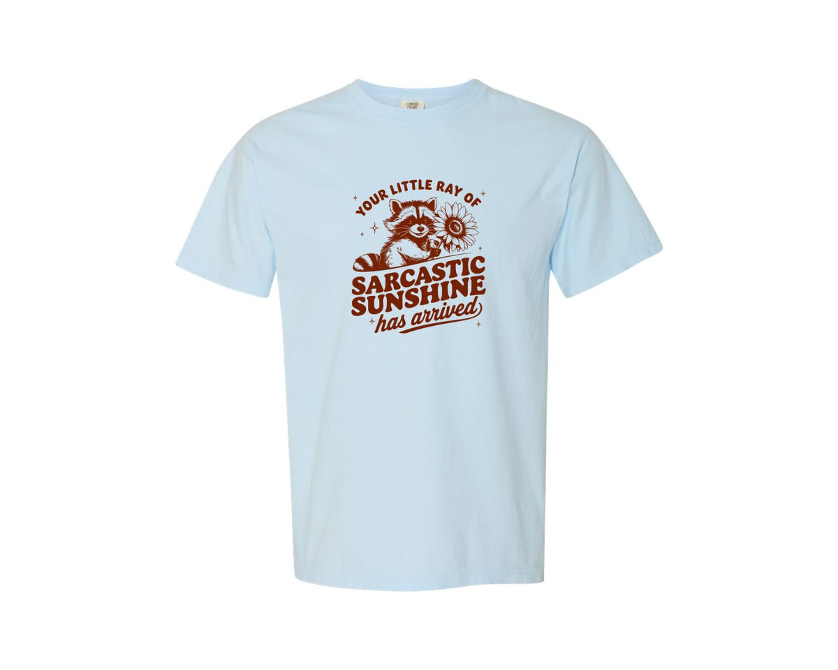 brand:Comfort Colors|color:Chambray|Your Little Ray Of Sarcastic Sunshine Sv Graphic T-Shirt