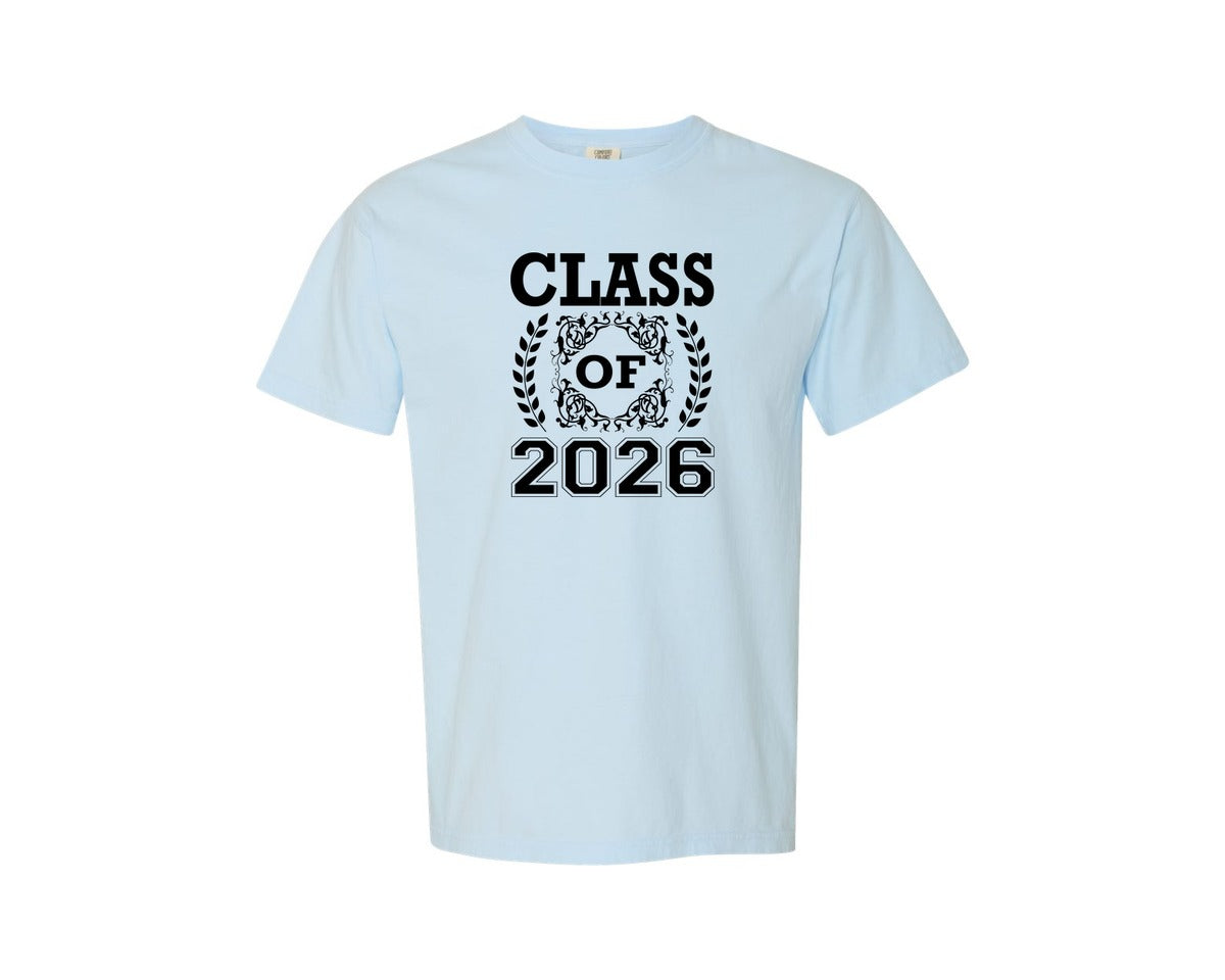 brand:Comfort Colors|color:Chambray|Class Of 2026 Graphic T-Shirt