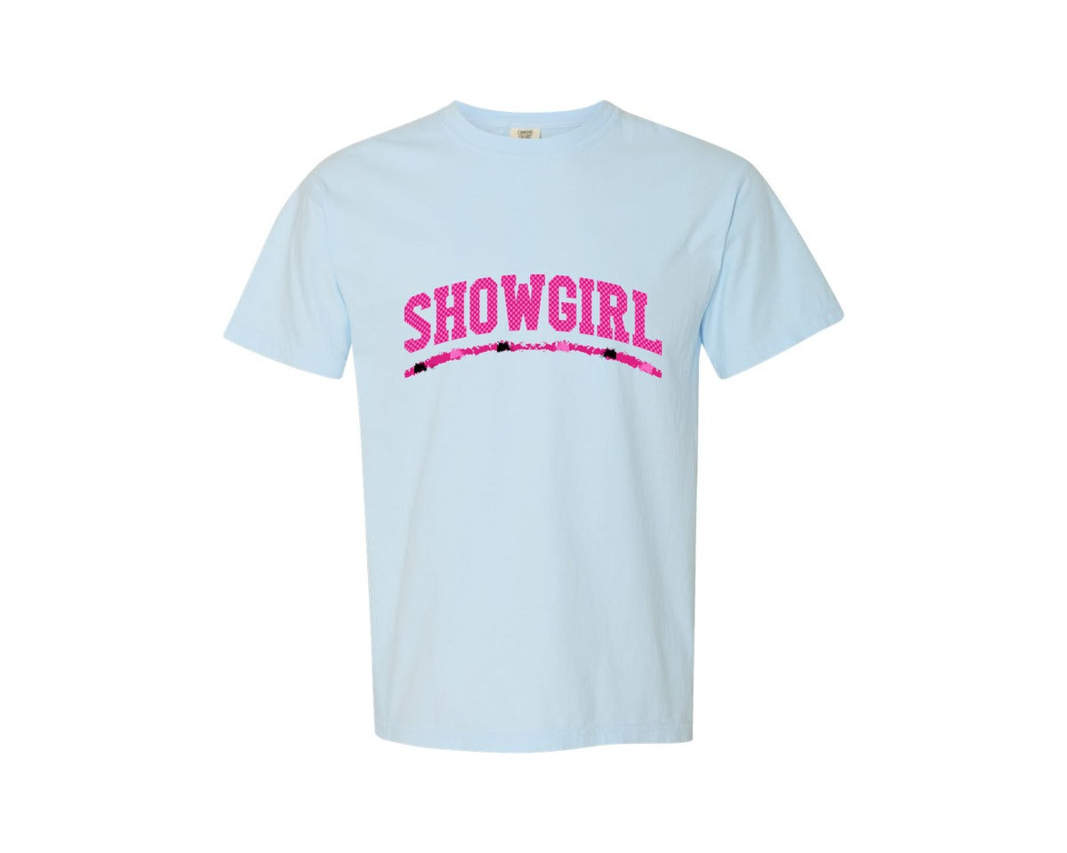 brand:Comfort Colors|color:Chambray|Showgirl Showgirl Era Graphic T-Shirt