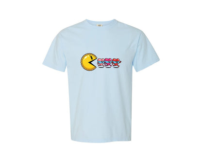 brand:Comfort Colors|color:Chambray|Love Valentines Valentine Heart 2 Graphic T-Shirt