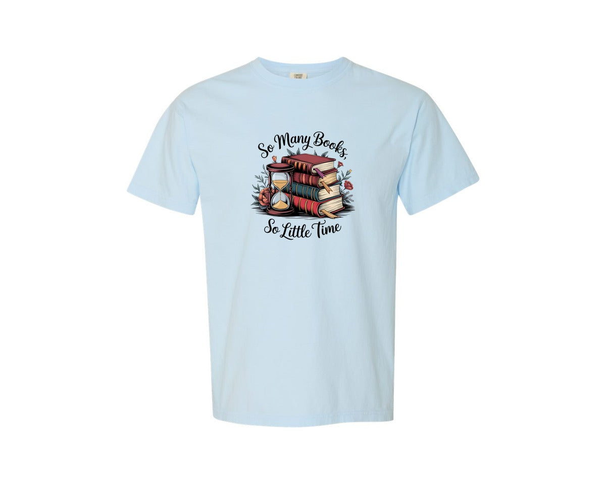 brand:Comfort Colors|color:Chambray|Reading Book 8 Graphic T-Shirt