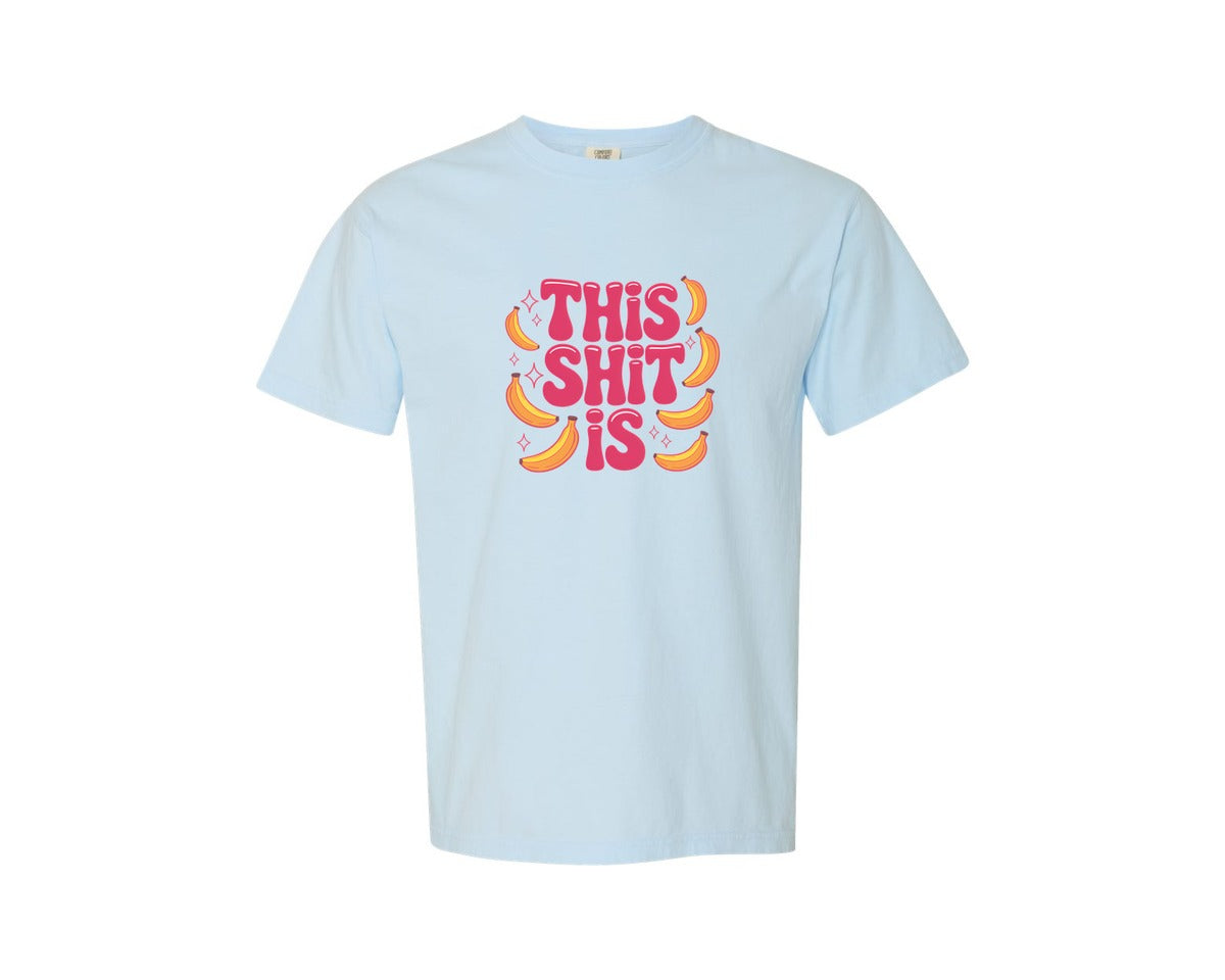 brand:Comfort Colors|color:Chambray|This Is Bananas Design Graphic T-Shirt