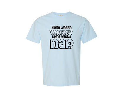 brand:Comfort Colors|color:Chambray|Workout Gym Tank Exercise Graphic T-Shirt