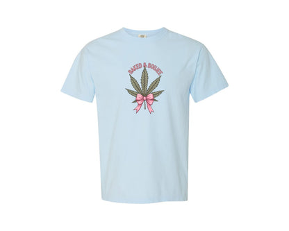 brand:Comfort Colors|color:Chambray|Baked Boujee Funny Graphic T-Shirt
