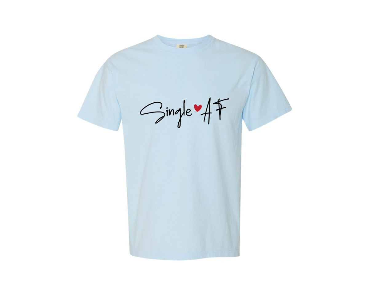 brand:Comfort Colors|color:Chambray|Single Af 11 Graphic T-Shirt