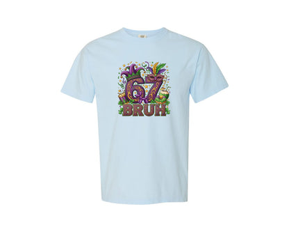 brand:Comfort Colors|color:Chambray|Mardi Gras Six Seven Carnival Graphic T-Shirt