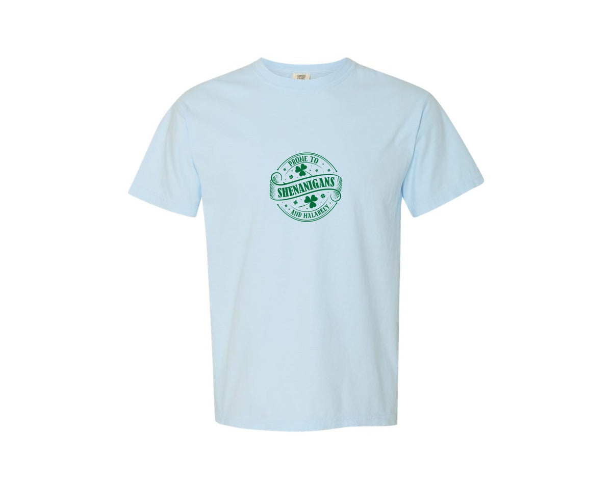 brand:Comfort Colors|color:Chambray|St Patricks Day Quotes 18 Graphic T-Shirt