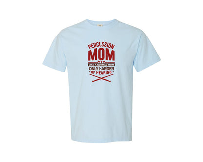 brand:Comfort Colors|color:Chambray|Percussion Mom Graphic T-Shirt